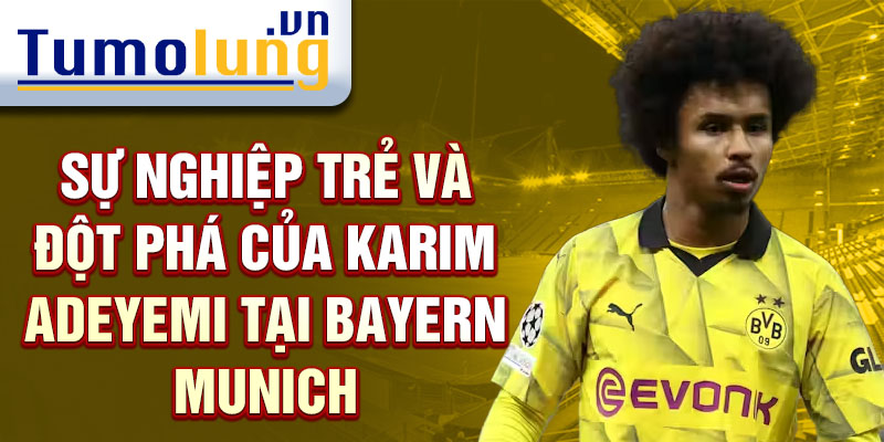 Sự nghiệp trẻ và đột phá của Karim Adeyemi tại Bayern Munich